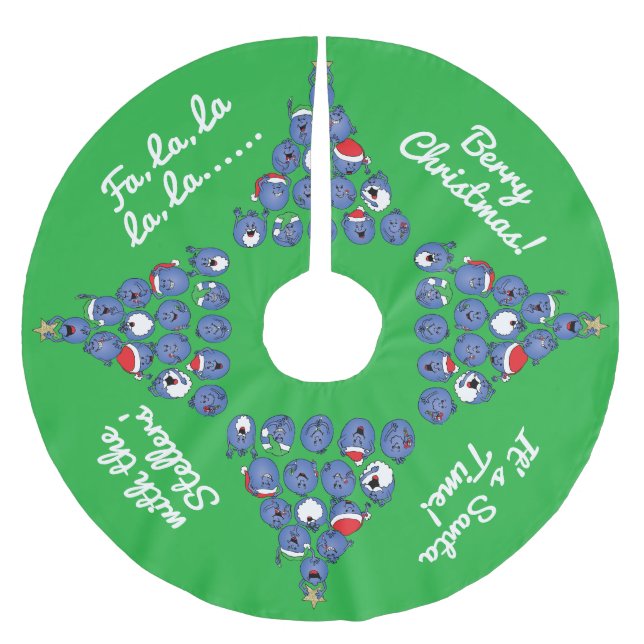 Jul Berry jul Julgransmatta Borstad Polyester (Framsidan)