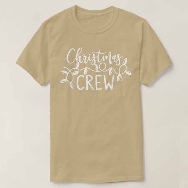 Jul-besättning, Ljus, jul T Shirt (Design framsida)