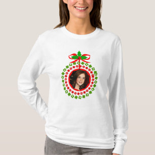 Jul beställnings- foto- & textprydnadT-tröja Tröja
