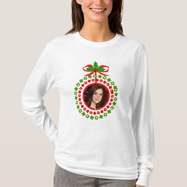 Jul beställnings- foto- & textprydnadT-tröja Tröja (Framsida)