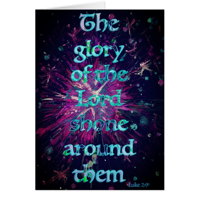 jul bibelcitat typografi hälsningskort (Framsidan)