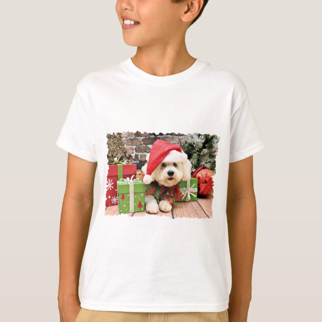 Jul - Bichon Frise - daisy T Shirt (Framsida)