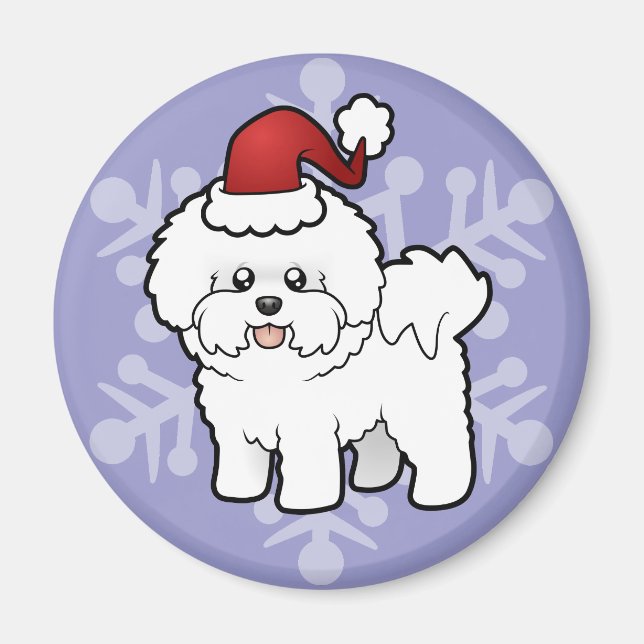 Jul Bichon Frise Magnet (Framsidan)