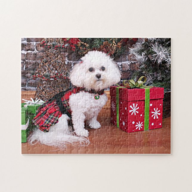 Jul - Bichon Frise - Mia Pussel (Horisontell)