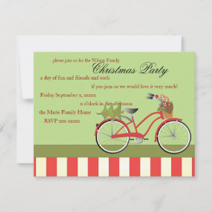 Jul Bicycle Inbjudningar