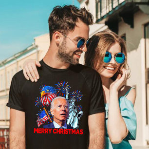 Jul Biden Funny Joe Biden Confused Julafton T Shirt