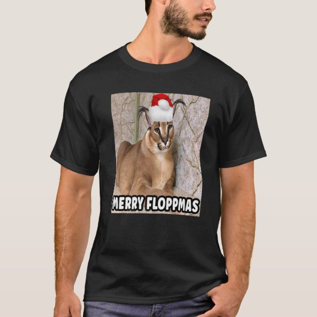 Jul Big Floppa T Shirt (Framsida)