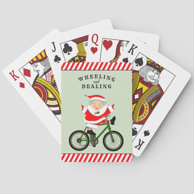 Jul Biking Cyclist Casinokort (Baksidan)