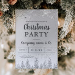 Jul - Bil för fotboll i Winter silver gräs Inbjudningar<br><div class="desc">Det är dags att fira julhelg och jul med denna lyxaktiga gnistor i silver glitter och i träd i silver på en snöflingor-festlig bakgrund av metalliska färger i glitter,  med ett modernt typsnitt i gräset,  elegant för julaffärsföretag silver,  anställda coola och mycket mer!</div>