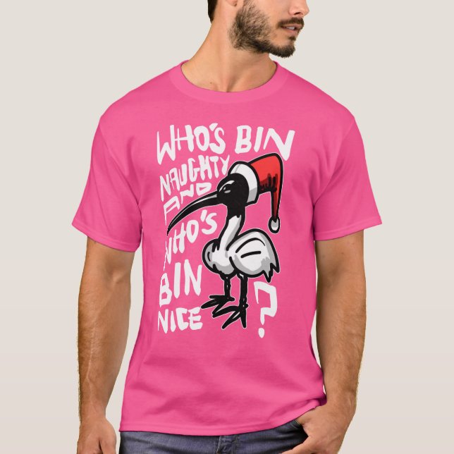 Jul Bin Kyckling Australiensisk Bin Kyckling Chris T Shirt (Framsida)