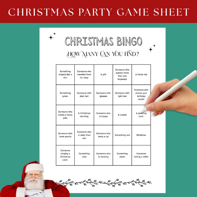 Jul Bingo Activity Lakan (Skapare uppladdad)
