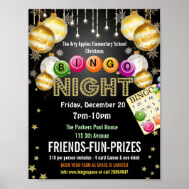Jul Bingo Nattflygare Poster