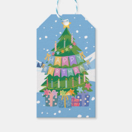 Jul Birthday Gift Märkres Dec. 25 Bday Presentetikett