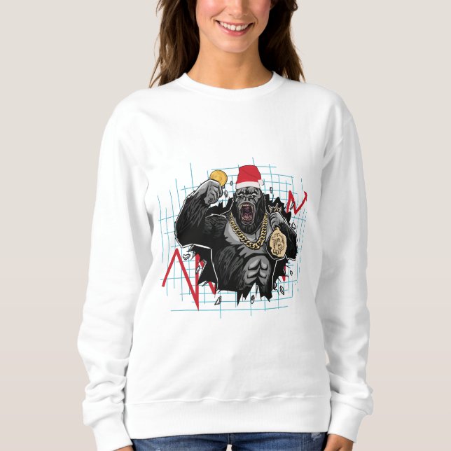Jul Bitcoin Börs T Shirt (Framsida)