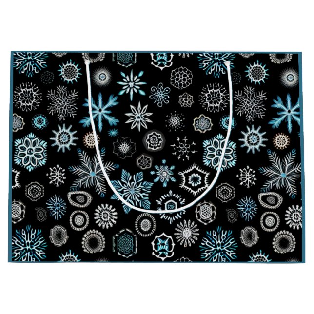 Jul Blå Snöflingor (Framsidan)