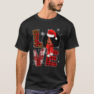 Jul Black African American Costume Santa Mel T Shirt