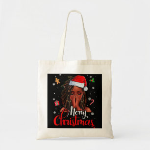 Jul Black African American Costume Santa Mel Tygkasse