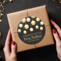 Jul Black och Guld Homemade åt dig