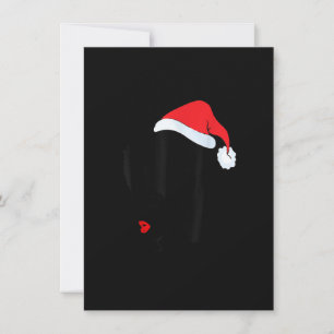 Jul Black Women African American Santa Hat P Inbjudningar