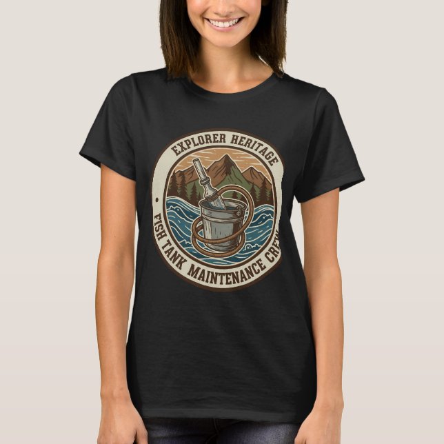 Jul Blåögd Pleco Fisk T Shirt (Framsida)