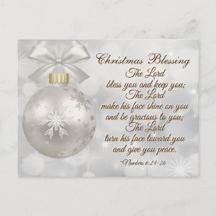 Jul Blating Bible Verse Nummer 6 24-26 Vykort