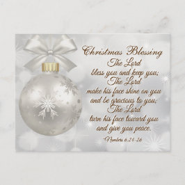Jul Blating Bible Verse Nummer 6 24-26 Vykort