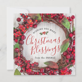 Jul Blesscard med Holly Wandeans Kort