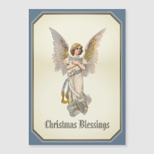 Jul Blessen Angel Blue Guld Magnetic Card