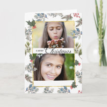 Jul Blessens 2 Fotokort Mjuk vattenfärg