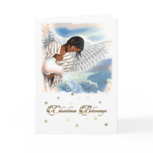 Jul Blessings. African American Angel