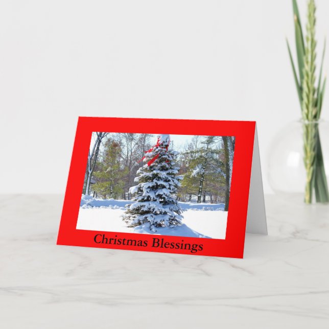 Jul Blessings Helgkort (Framsida)