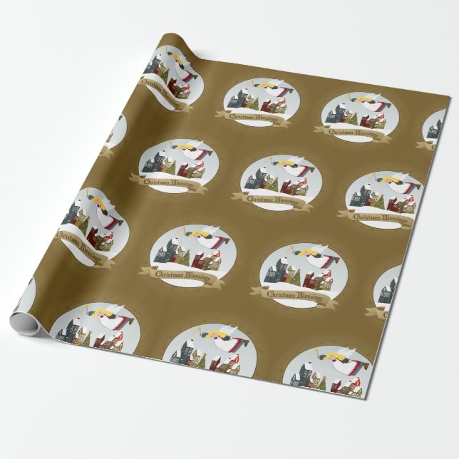 Jul Blessings - Julgel Presentpapper (Utrullad)