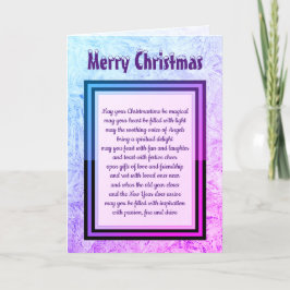 Jul Blessings-lila-frostdesign Kort