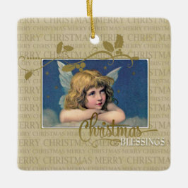 Jul Blessings Little Angel Julgransprydnad Keramik