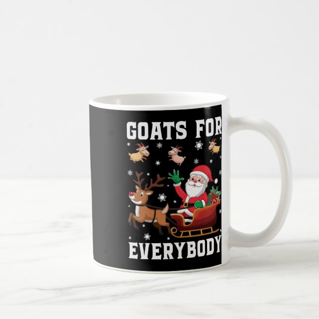 Jul Bock Rolig Get För Alla  Kaffemugg (Höger)