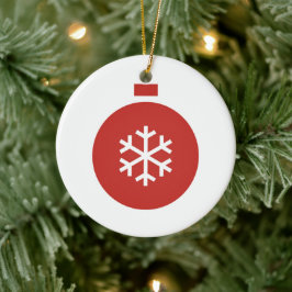 jul Boll Ceramic Ornamic Julgransprydnad Keramik