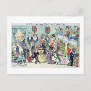 Jul Boll i Catville, Louis Wain Helg Vykort