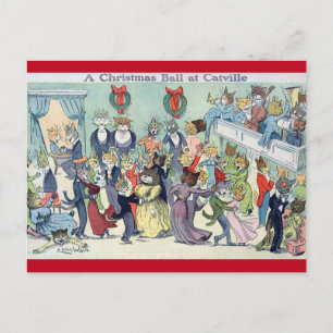 Jul Boll i Catville, Louis Wain Helg Vykort