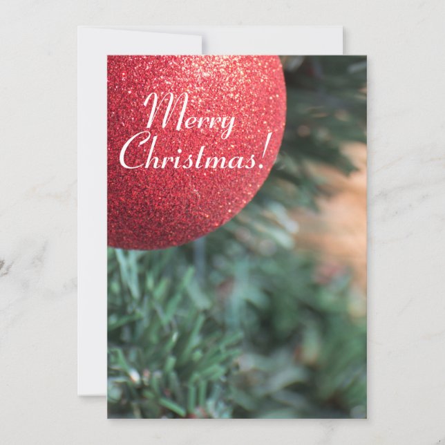 Jul boll inbjudningar (Framsida)