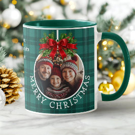 Jul Boll Ornament Photo Grönt Buffalo Play Mugg