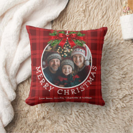 Jul Boll Ornament Photo Red Buffalo Play Kudde
