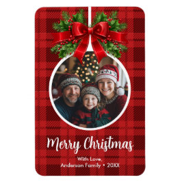 Jul Boll Ornament Photo Red Buffalo Play Magnet