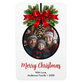 Jul Boll Ornament Photo White Magnet