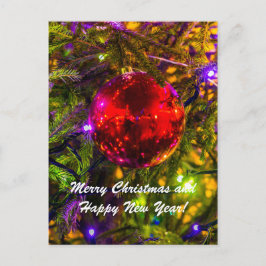 Jul Boll Red Spruce Helg Vykort