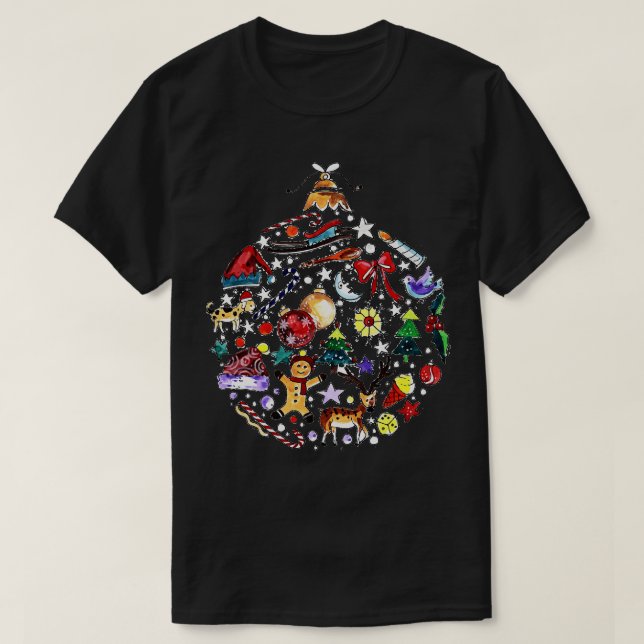 Jul Boll Theme T Shirt (Design framsida)