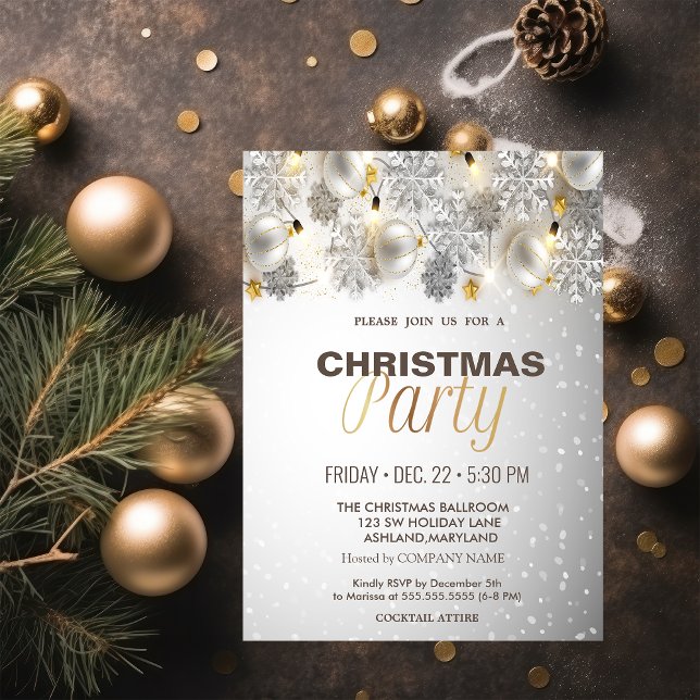 Jul Bollar,Ljus korpral jul Party Inbjudningar (Skapare uppladdad)