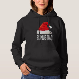 Jul Bonus Pappa Santa Hat Julafton Matchningsfamil T Shirt