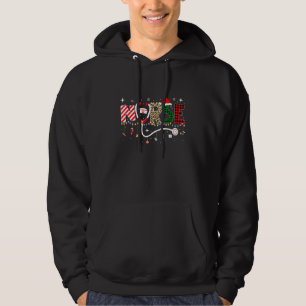 Jul Boo Boo Crew Ren Nurs Buff Plaid Hoodie