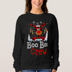 Jul Boo Boo Crew Ren Nurs Buffel Plaid T Shirt