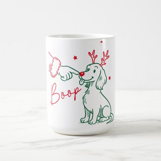 Jul Boop Dachshund Hund Kaffemugg (Center)